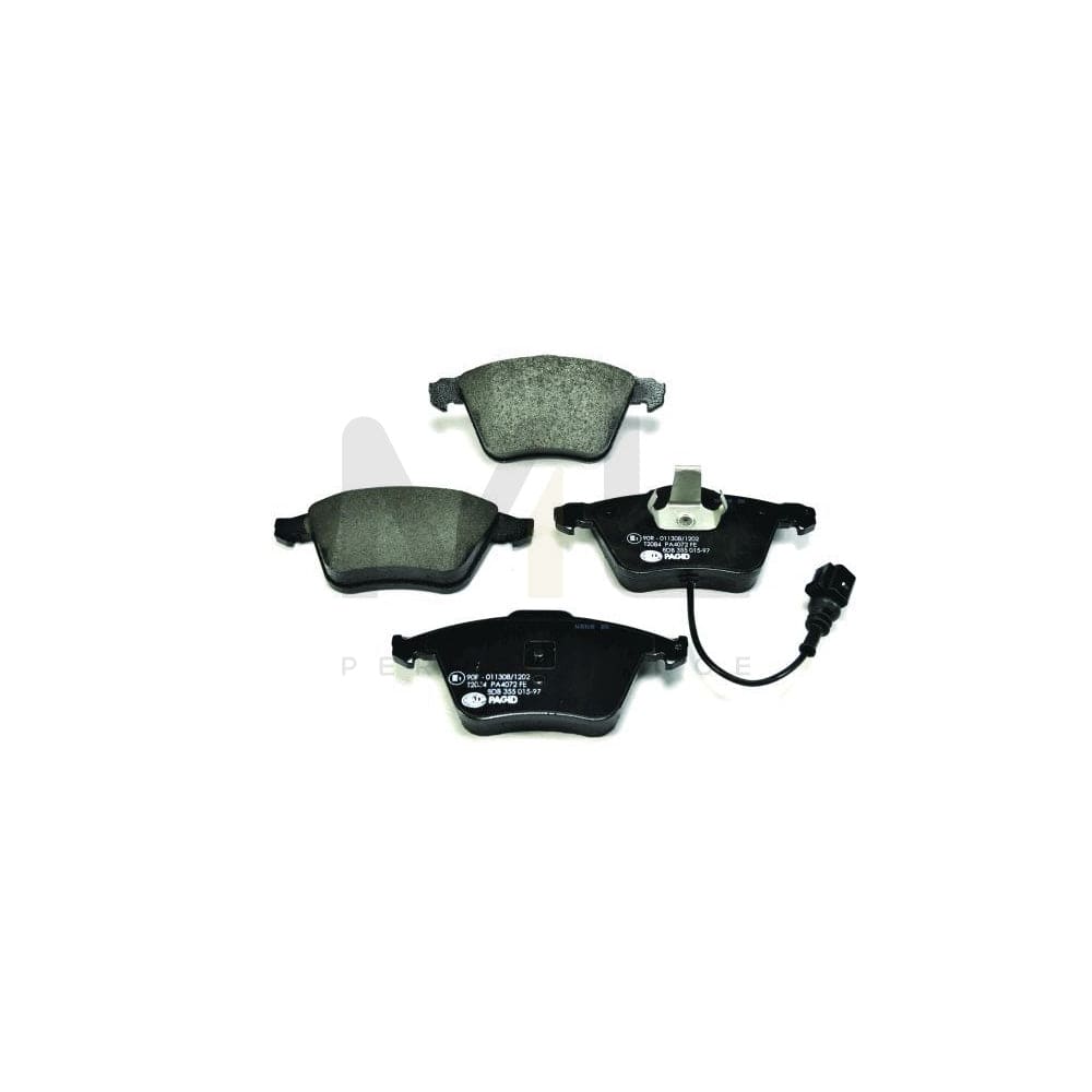 Hella 8DB 355 015-971 Brake Pad Set With Integrated Wear Warning Contact
