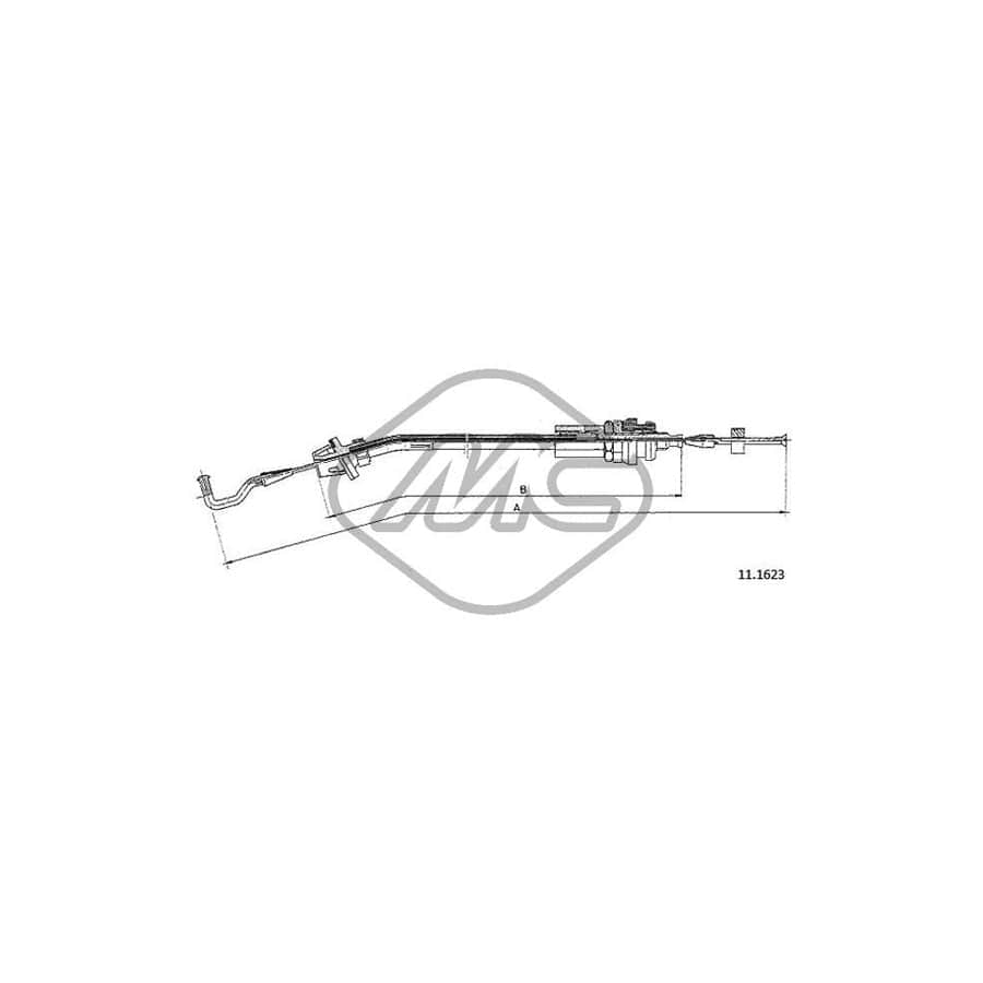 Metalcaucho 80685 Throttle Cable for BMW 3 Saloon (E30)