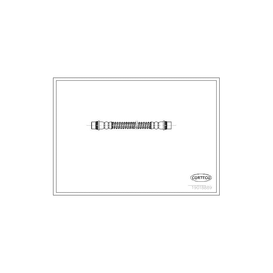 Corteco 19018889 Brake Hose