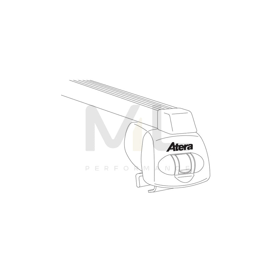 Atera Signo 044203 Roof bars for closed roof rails, 110 cm, 80 kg, Steel