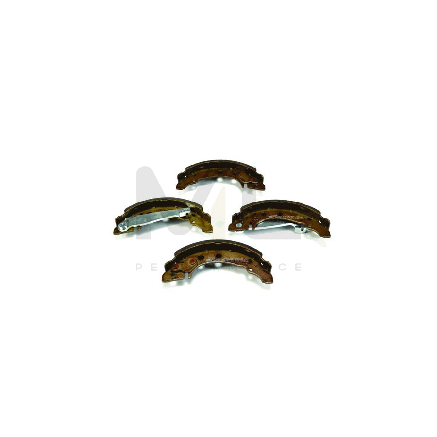 HELLA 8DB 355 000-111 Brake Shoe Set with handbrake lever