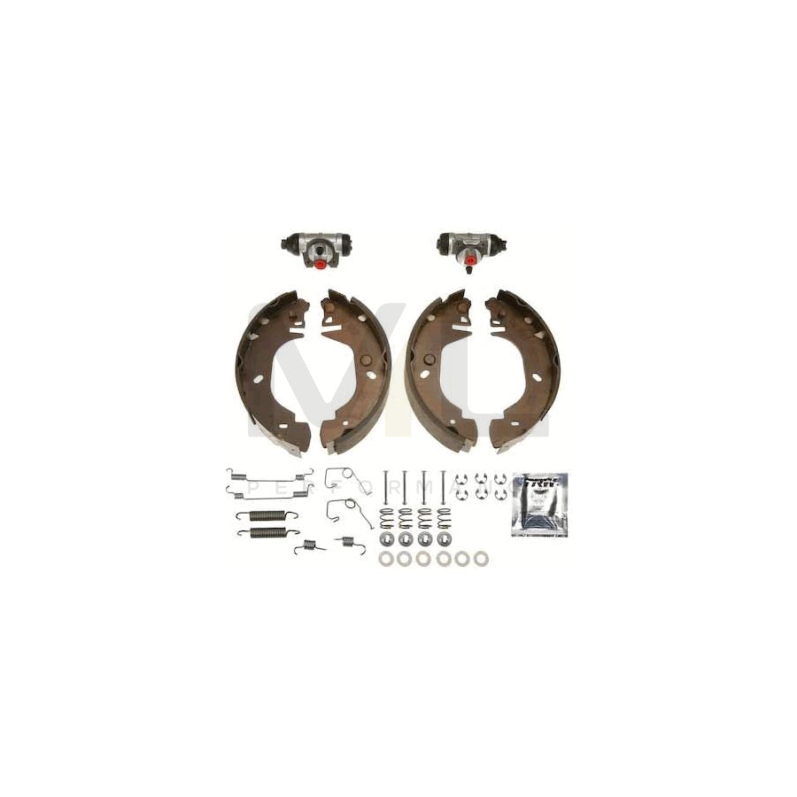 TRW Brake Kit BK1665 Brake Shoe Set for FORD TRANSIT with wheel brake cylinder | ML Performance Car Parts