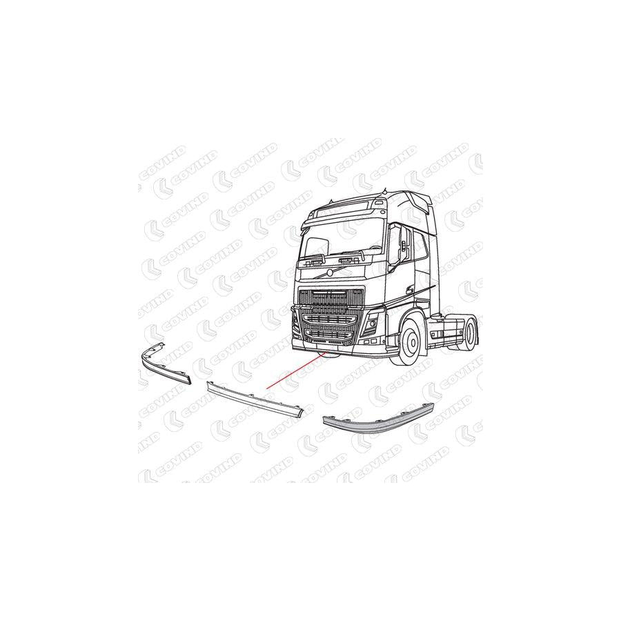 Covind 4Fh/105 Front Splitter