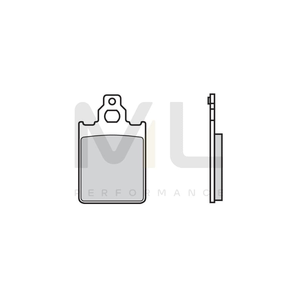 Brembo Carbon Ceramic, Scooter 07013 Brake Pad Set Front And Rear | ML Performance Car Parts