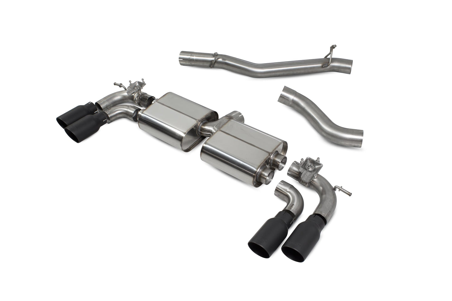 Scorpion SVWS065C VW Golf R MK8 Non-Res Cat/Gpf Back System With Electronic Valves | ML Performance US US