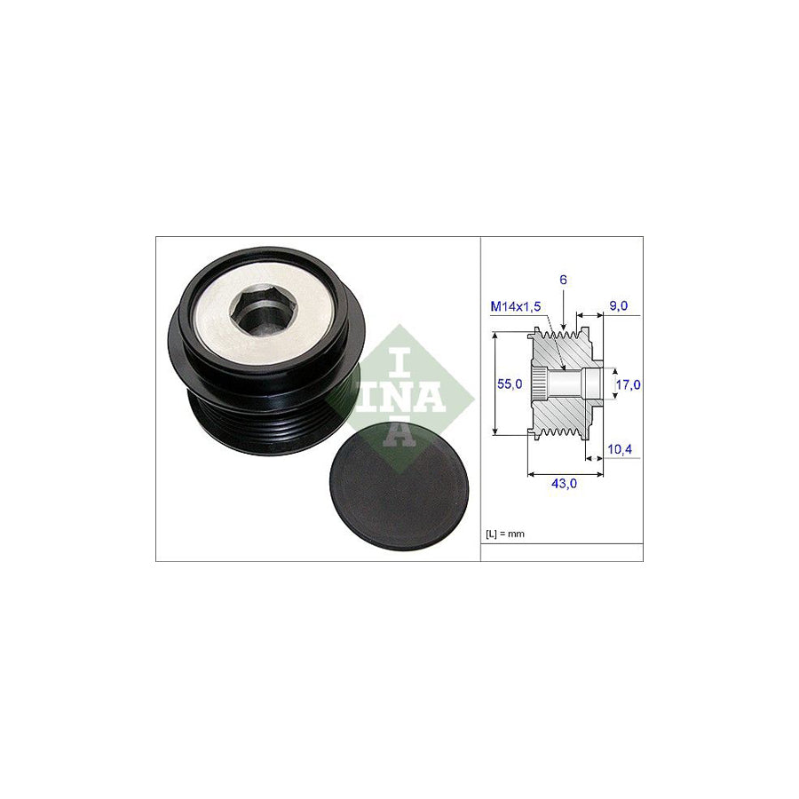 Ina 535 0208 10 Alternator Freewheel Clutch | ML Performance US Car Parts