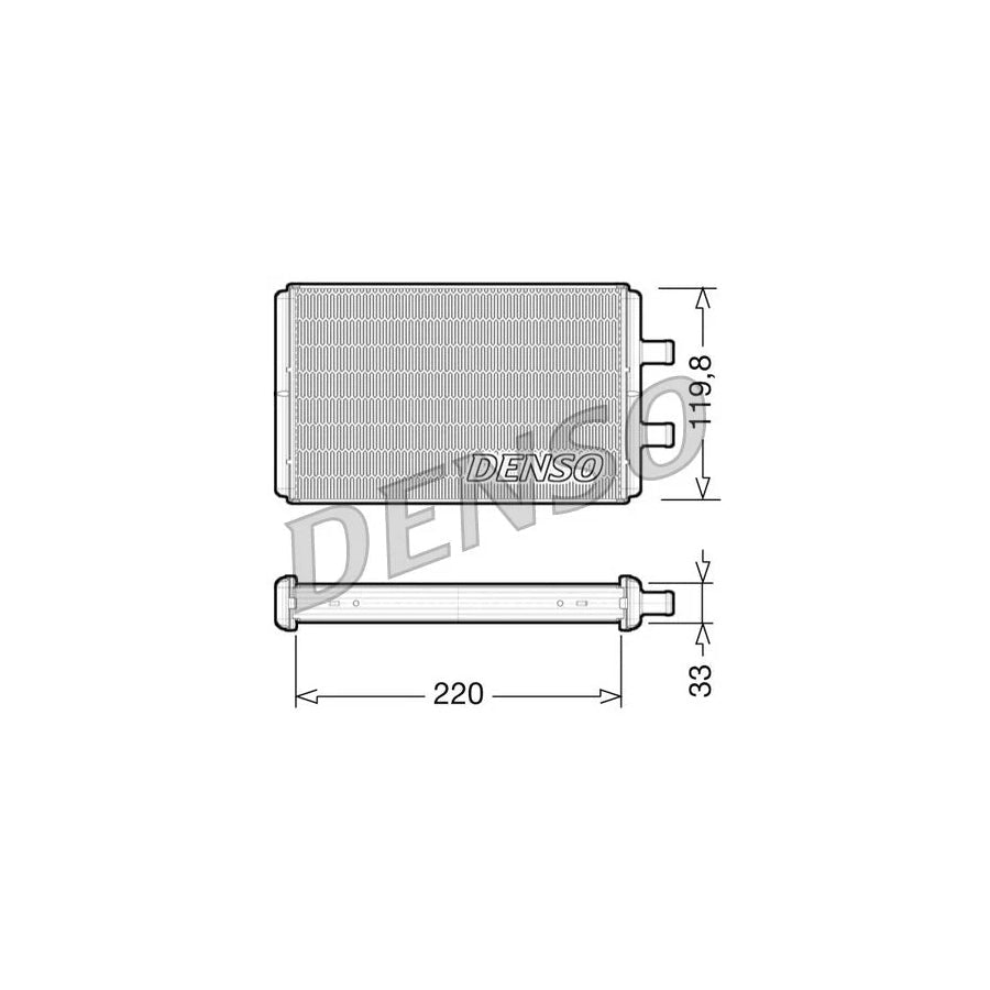 DENSO DRR12007 Heater Matrix for Iveco Daily