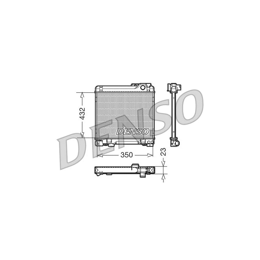 DENSO DRM05013 Engine Radiator for BMW 3 Saloon (E21)
