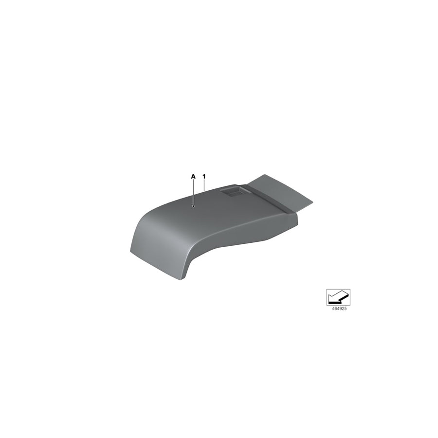 Genuine BMW 52207989915 G11 G12 Cover, Rear Seat, Leather, Middle INDIVIDUAL (Inc. 740LdX, 750Li & 740e) | ML Performance US Car Parts