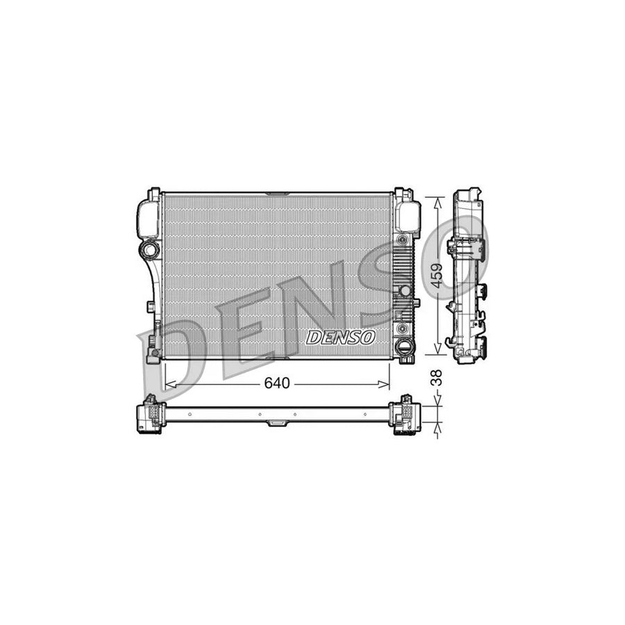 DENSO DRM17008 Engine Radiator Suitable for Mercedes-Benz S-Class