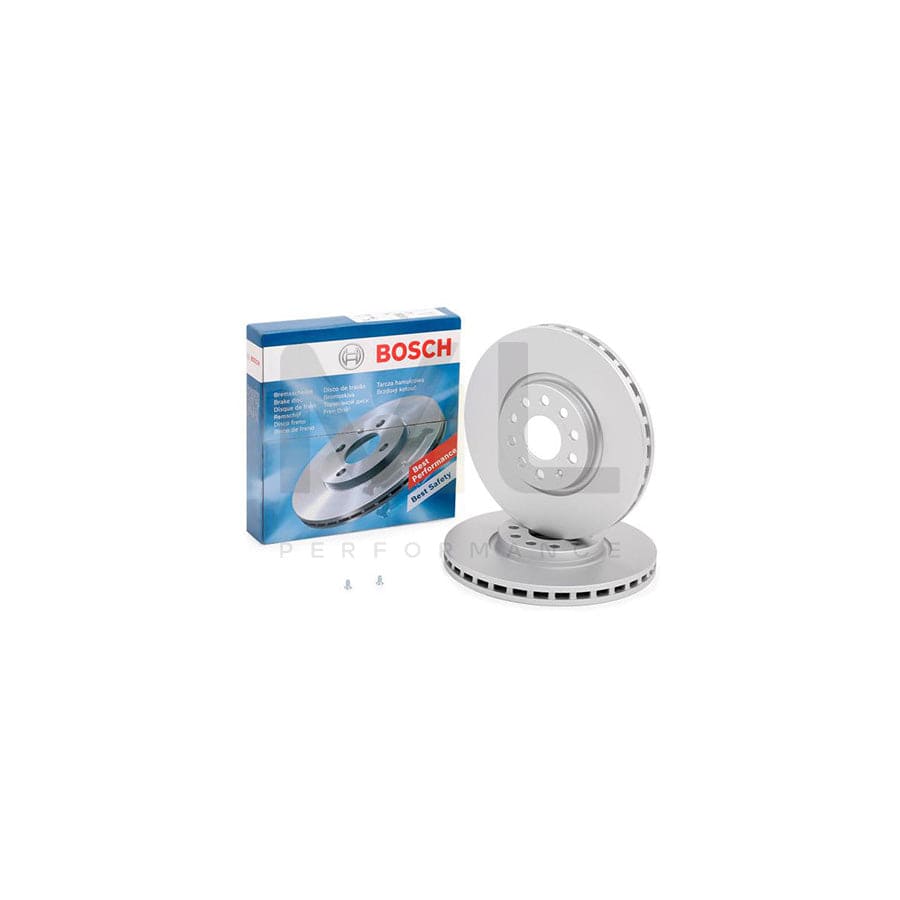 BOSCH 0 986 479 735 Brake Disc Vented, Coated, High-carbon, with bolts/screws | ML Performance Car Parts