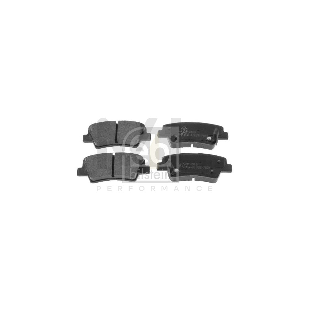 Febi Bilstein 116336 Brake Pad Set For Kia Soul I (Am) Rear Axle, With Acoustic Wear Warning