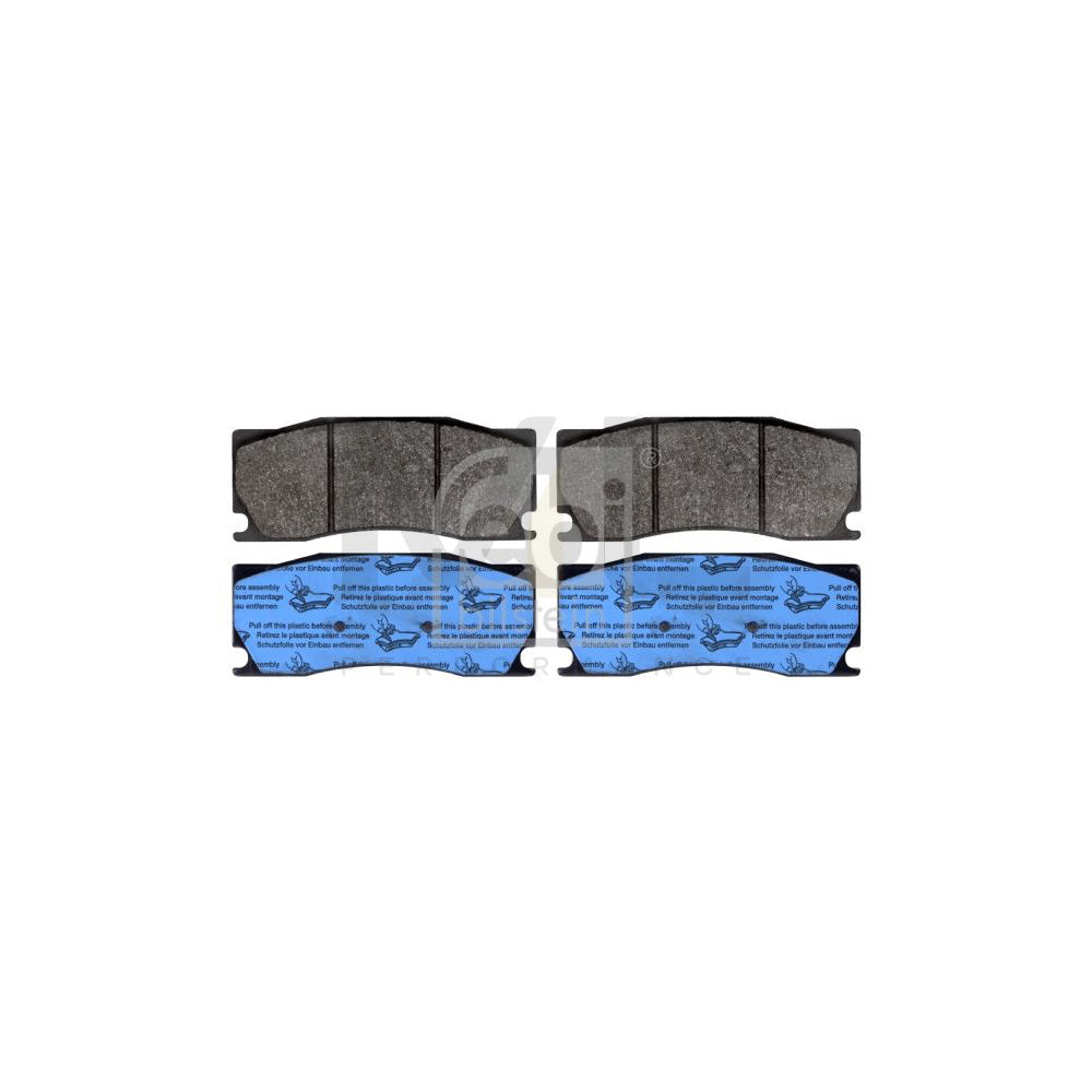 Febi Bilstein 116093 Brake Pad Set For Jaguar Xk Front Axle