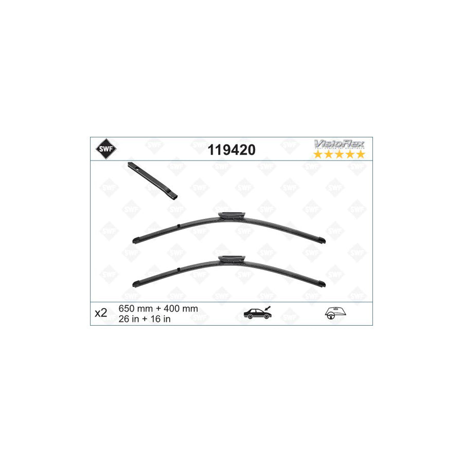 Swf Visioflex 119420 Wiper Blade For Renault Laguna | ML Performance US Car Parts