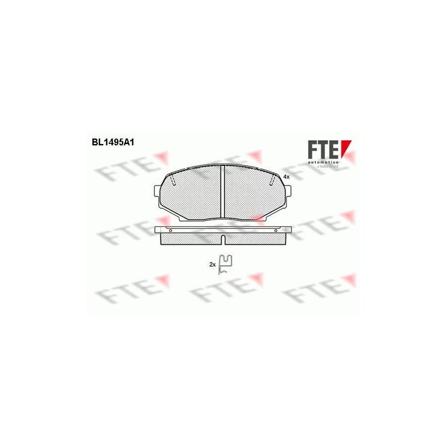 FTE Bl1495A1 Brake Pad Set for Mazda MX-5 I (Na)