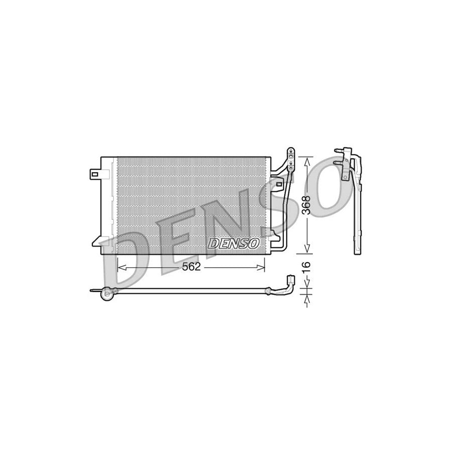 DENSO DCN10026 Air Conditioning Condenser