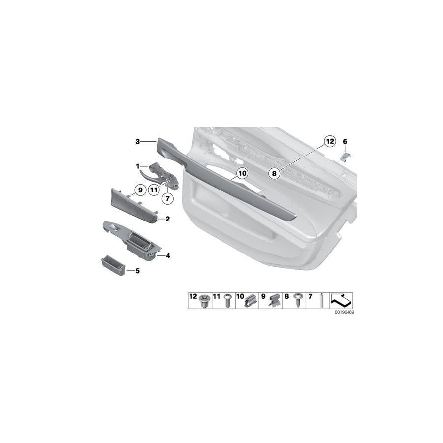 Genuine BMW 51427327204 F02 Cover Loudspeaker Right SCHWARZ (Inc. 750LiX 4.0, Hybrid 7L & 750LiX) | ML Performance US Car Parts