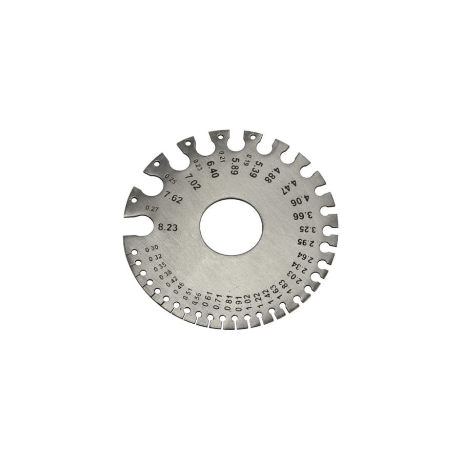 Faithfull FAIGAUGEWIRE Wire Gauge - Metric / Imperial