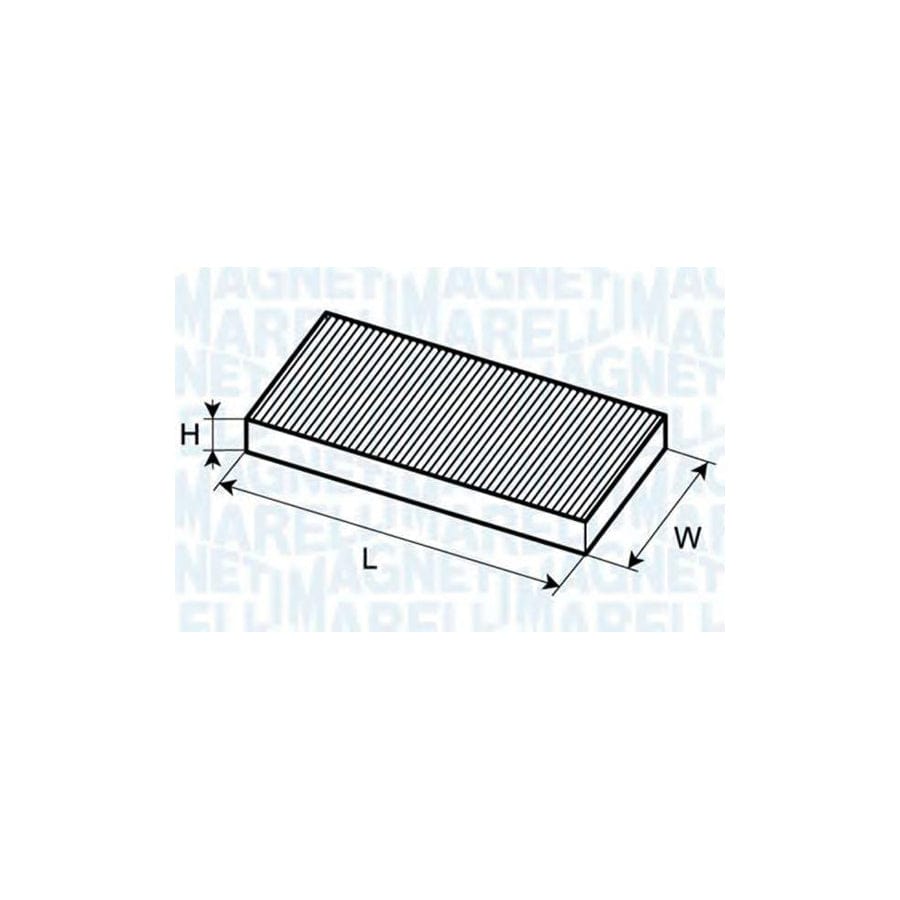 MAGNETI MARELLI 350203061240 Pollen Filter