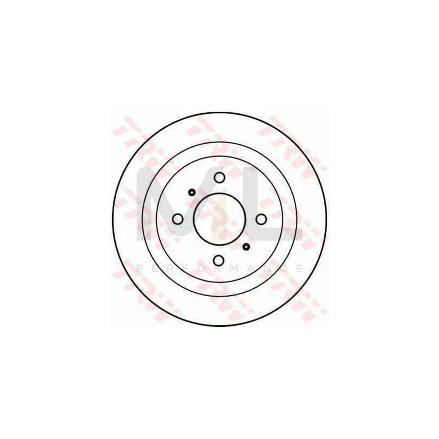 TRW DF2023 Brake Disc for NISSAN 280ZX (HGS130) Solid | ML Performance Car Parts