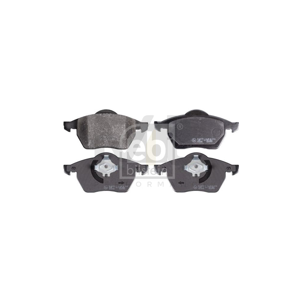 Febi Bilstein 16338 Brake Pad Set Front Axle, Excl. Wear Warning Contact