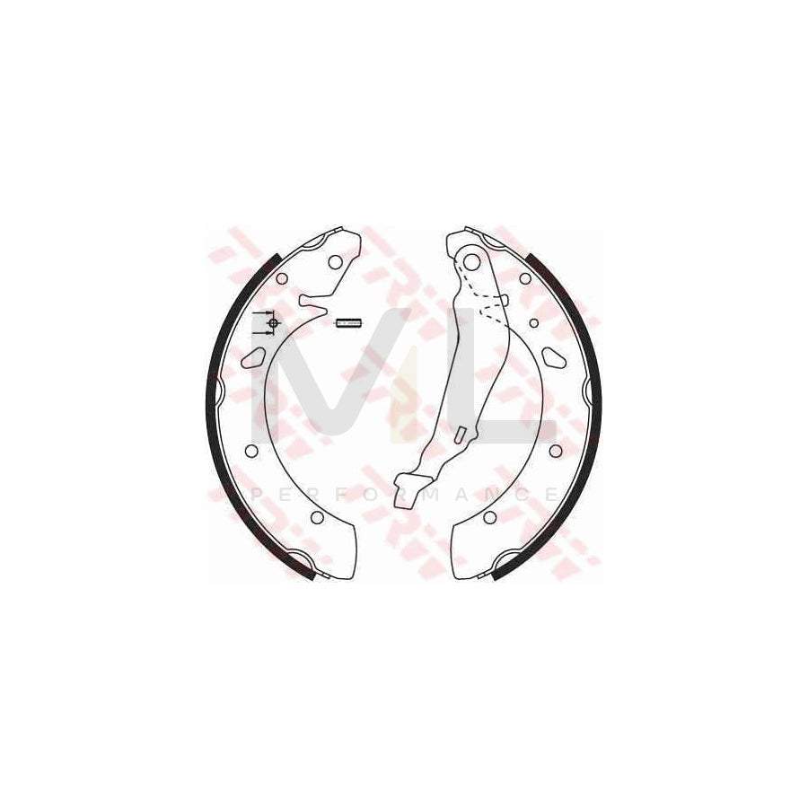 TRW GS8640 Brake Shoe Set for HONDA ACCORD | ML Performance Car Parts