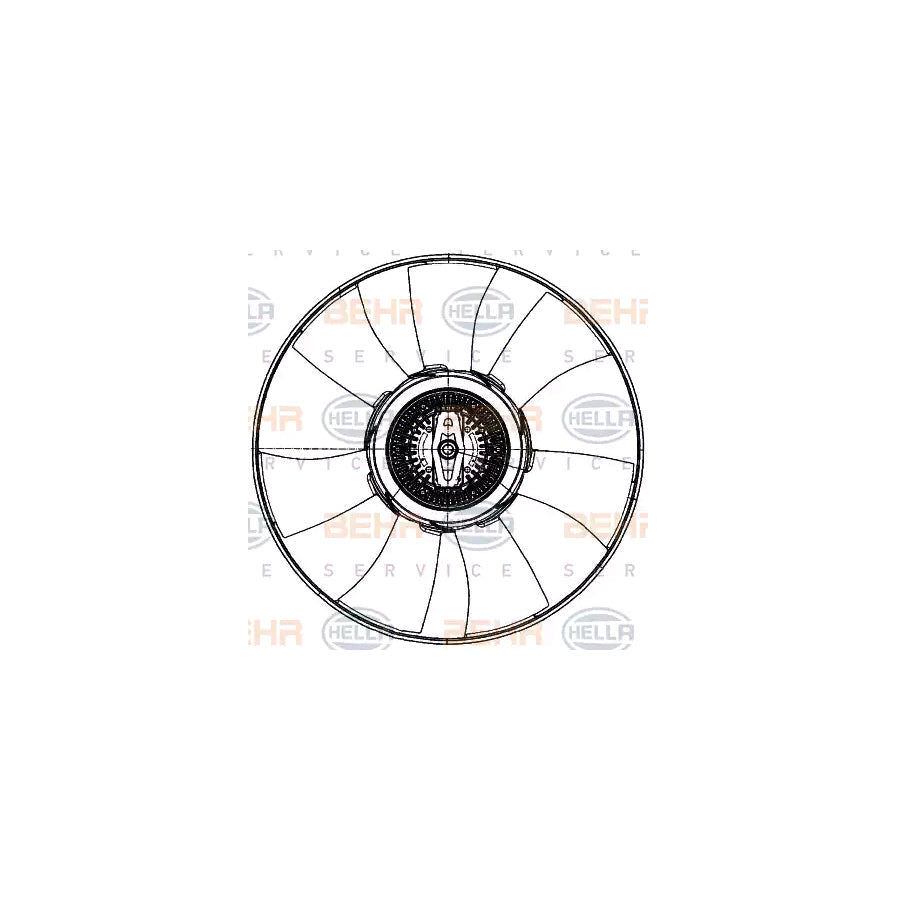 Hella 8MV 376 907-081 Fan, Radiator