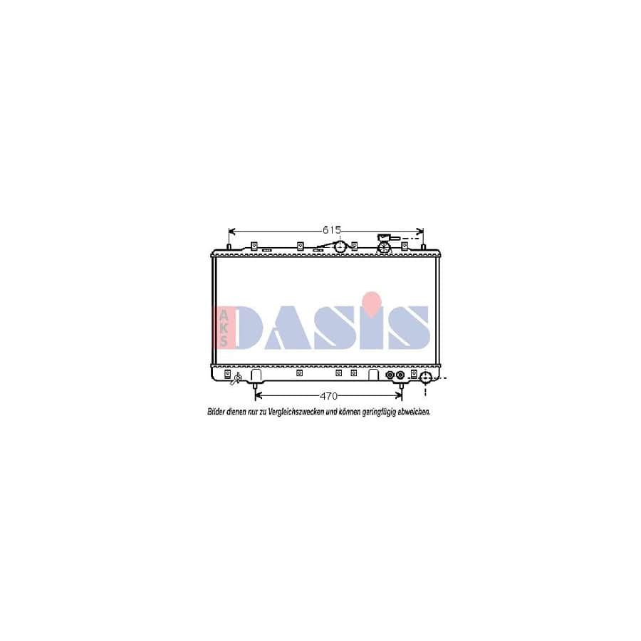 AKS Dasis 560013N Engine Radiator for Hyundai Sonata III (Y-3)