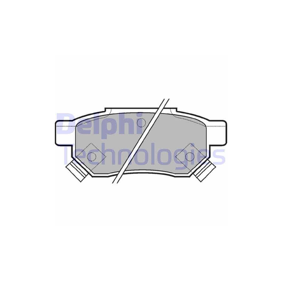 Delphi Lp625 Brake Pad Set