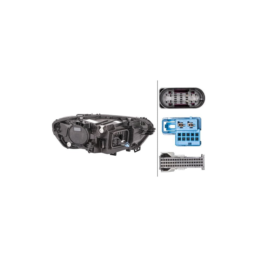 Hella 1EX 015 086-551 Headlight Suitable For Mercedes-Benz Cla