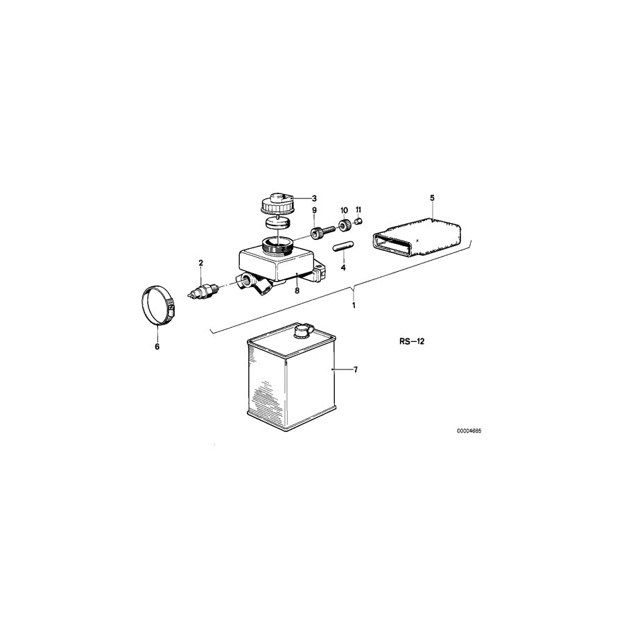 Genuine BMW 34311234925 Repair Kit Brake Master Cylinder D=16mm (Inc. R90S) | ML Performance US Car Parts