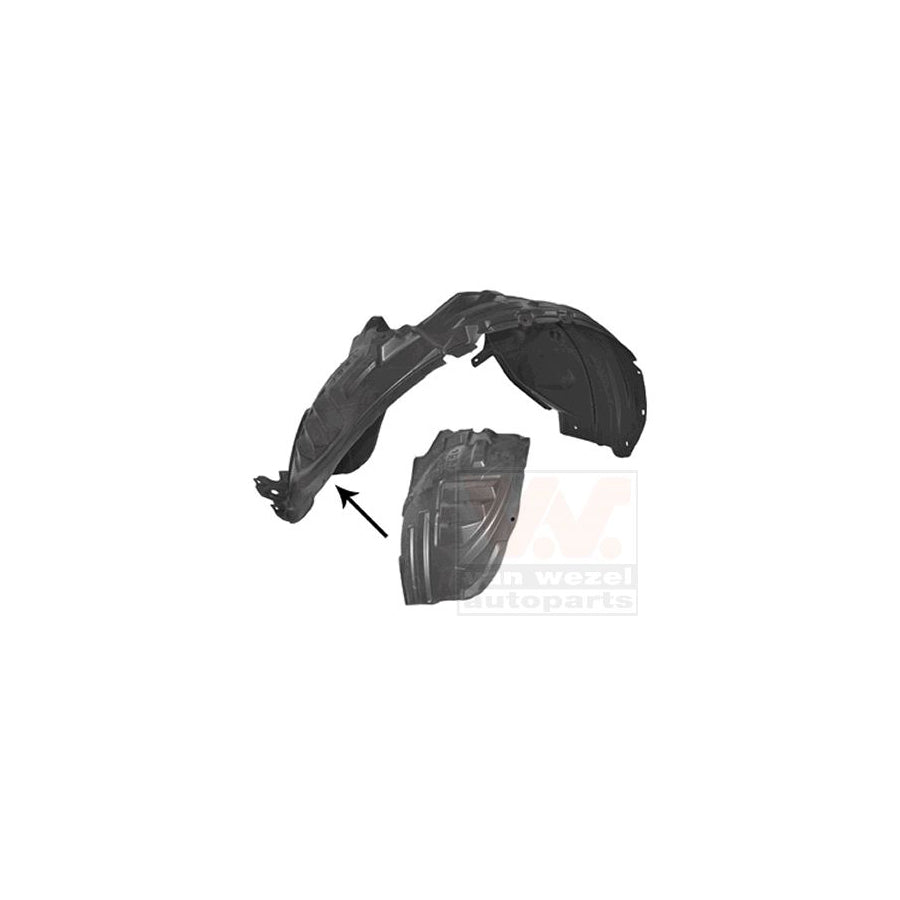 Van Wezel 3380433 Panelling, Mudguard for NISSAN Juke (F15)