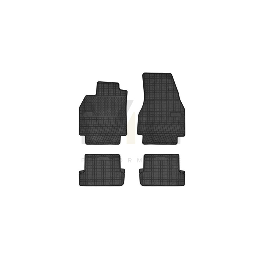 FROGUM Tailored 0750 Floor mat set for RENAULT MEGANE Elastomer, Front and Rear, Quantity: 4, Black, (LHD)