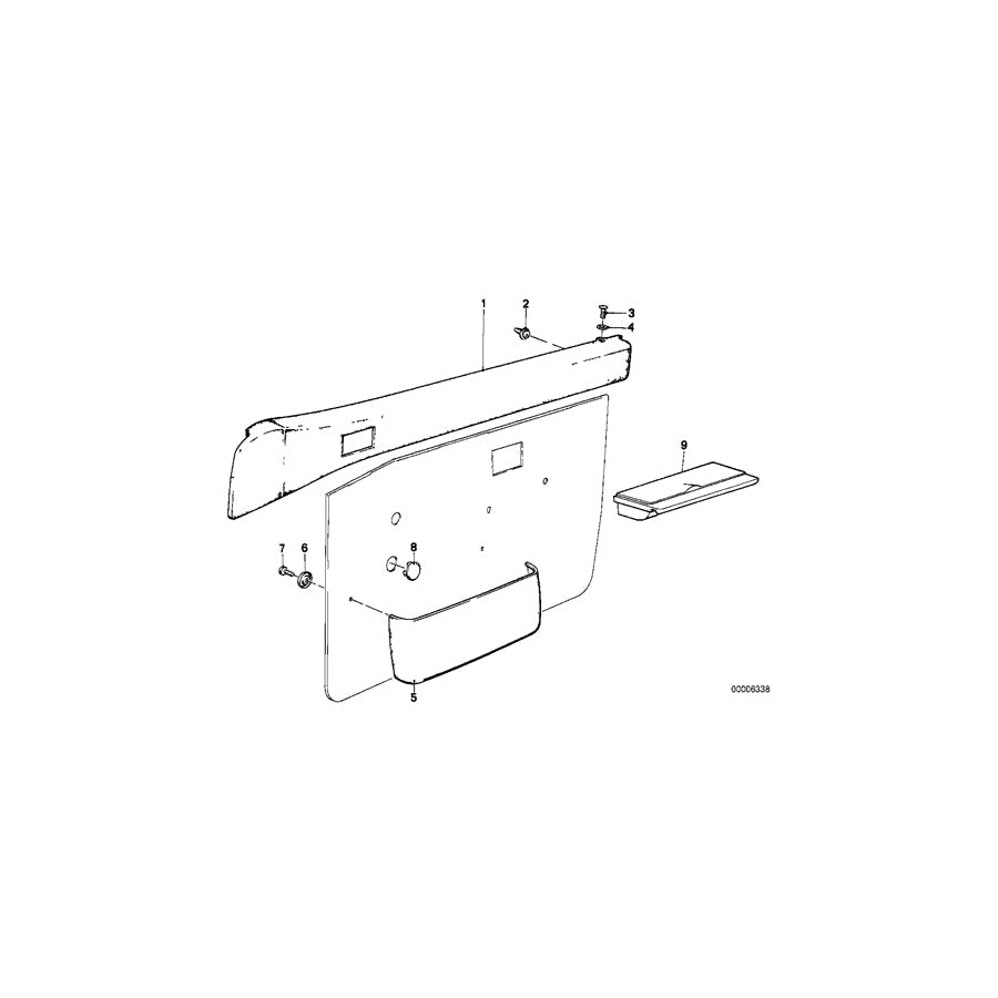 Genuine BMW 51411889492 E23 E24 E28 Blind Plug (Inc. 735i, 525i & 520i) | ML Performance US Car Parts