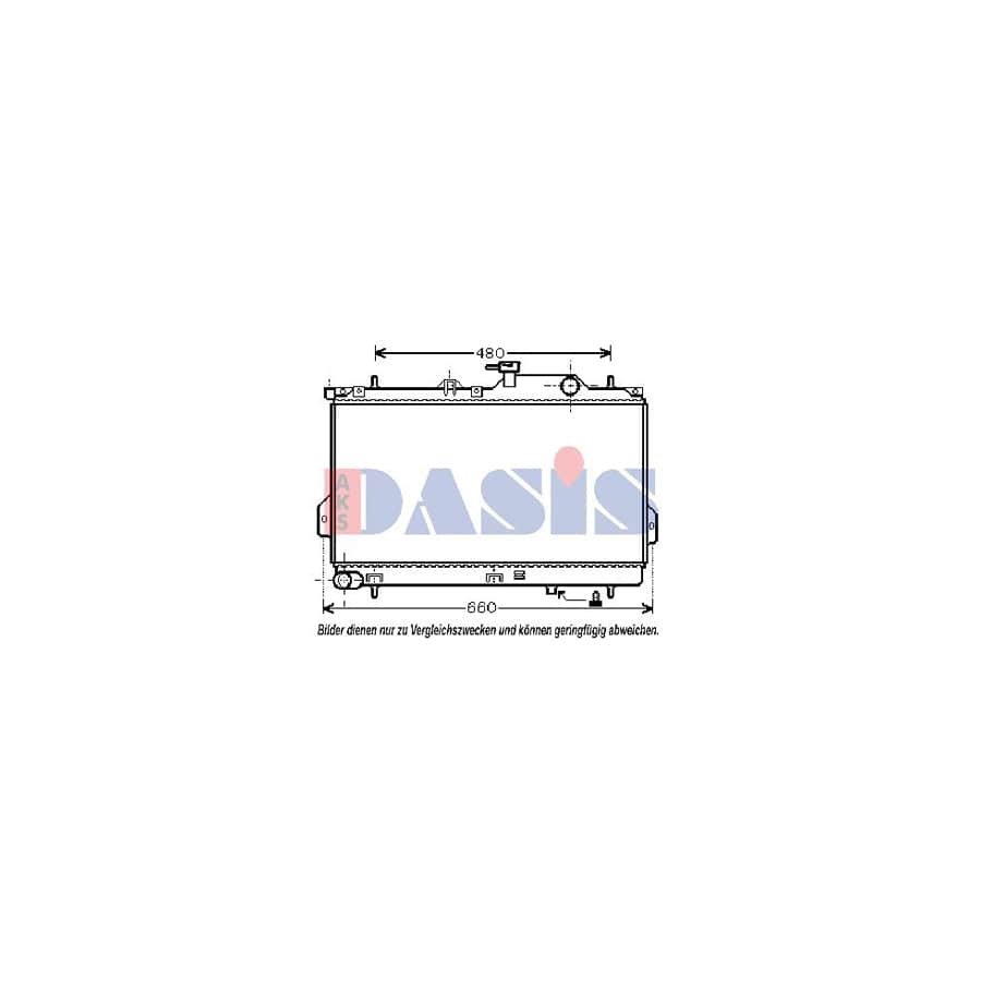 AKS Dasis 560017N Engine Radiator for Hyundai Matrix (Fc)