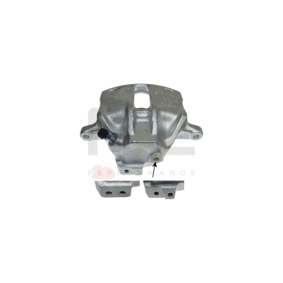 HELLA 8AC 355 390-681 Brake Caliper for AUDI A4 without holder