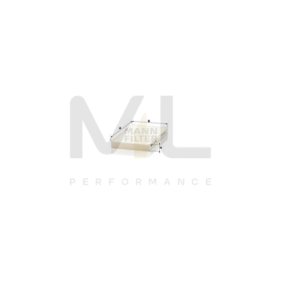 MANN-FILTER CU 20 005-2 Pollen filter for HYUNDAI TUCSON Particulate Filter