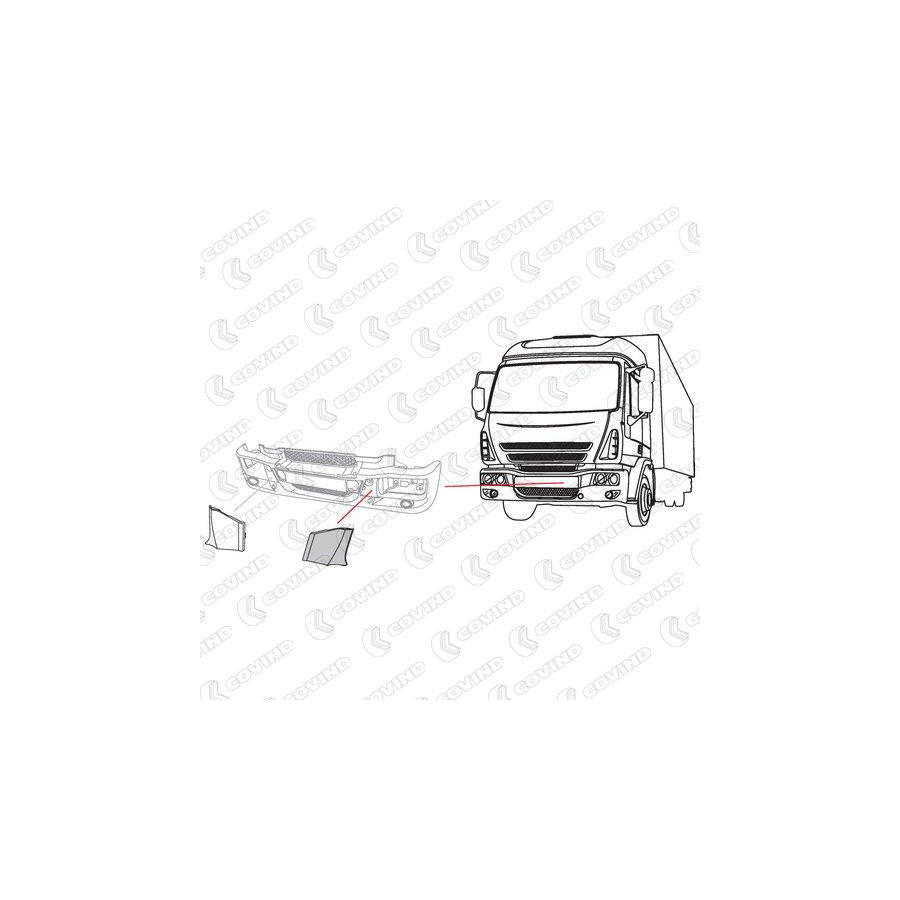 Covind 095/ 85 Cover, Bumper