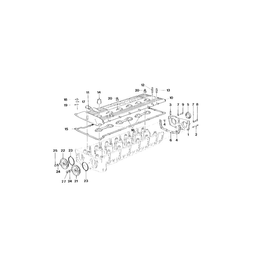 Genuine BMW 11121401533 E26 Gasket Asbestos Free (Inc. M1) | ML Performance US Car Parts