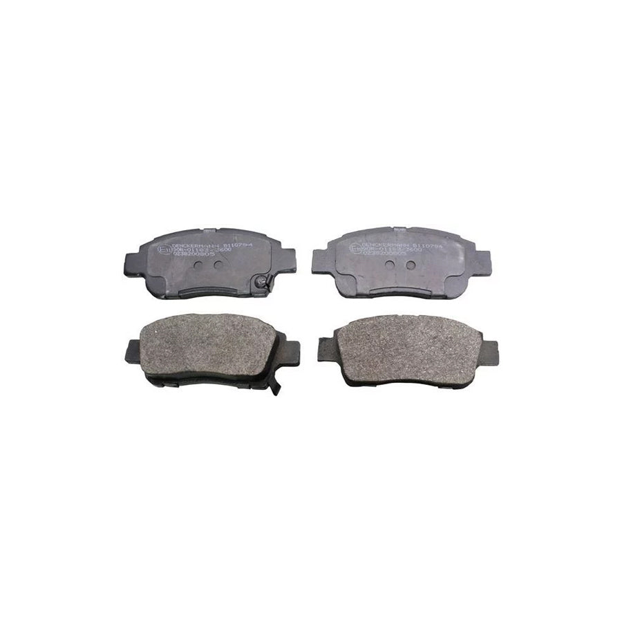 Denckermann B110794 Brake Pad Set for Toyota Yaris I Hatchback (P1)