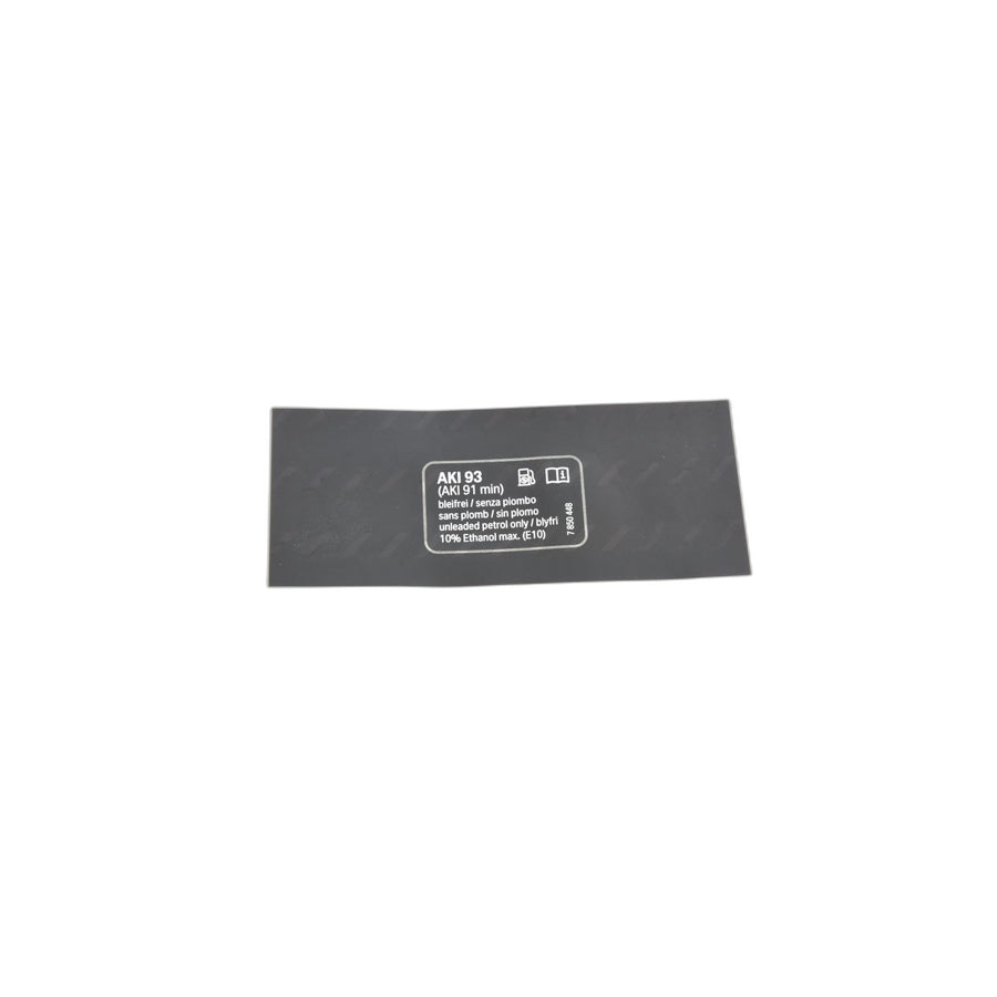 Genuine BMW 71227850448 F87 F82 Label "PremiuFuel Unleaded" US (Inc. M4 CS, Alpina B6 & Alpina B7) | ML Performance US Car Parts