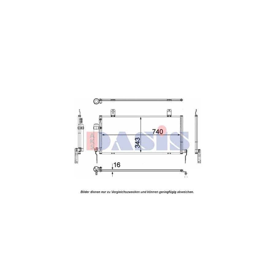 AKS Dasis 142029N Air Conditioning Condenser