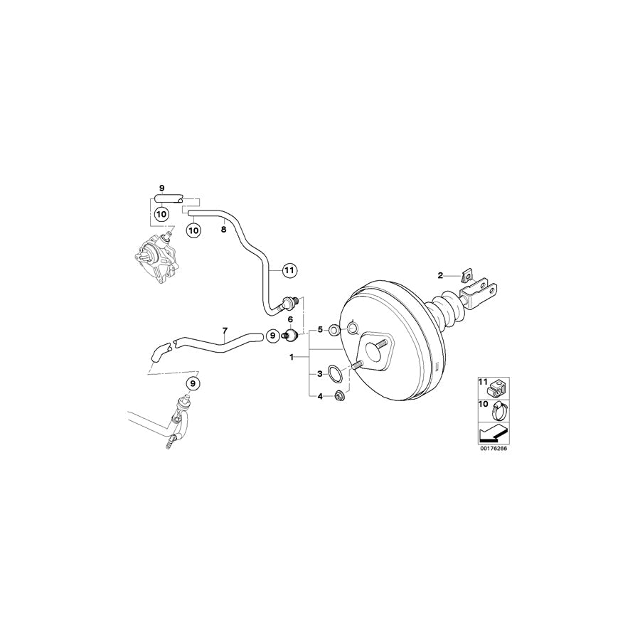 Genuine BMW 34336779681 E85 E86 Brake Servo Unit (Inc. Z4) | ML Performance US Car Parts