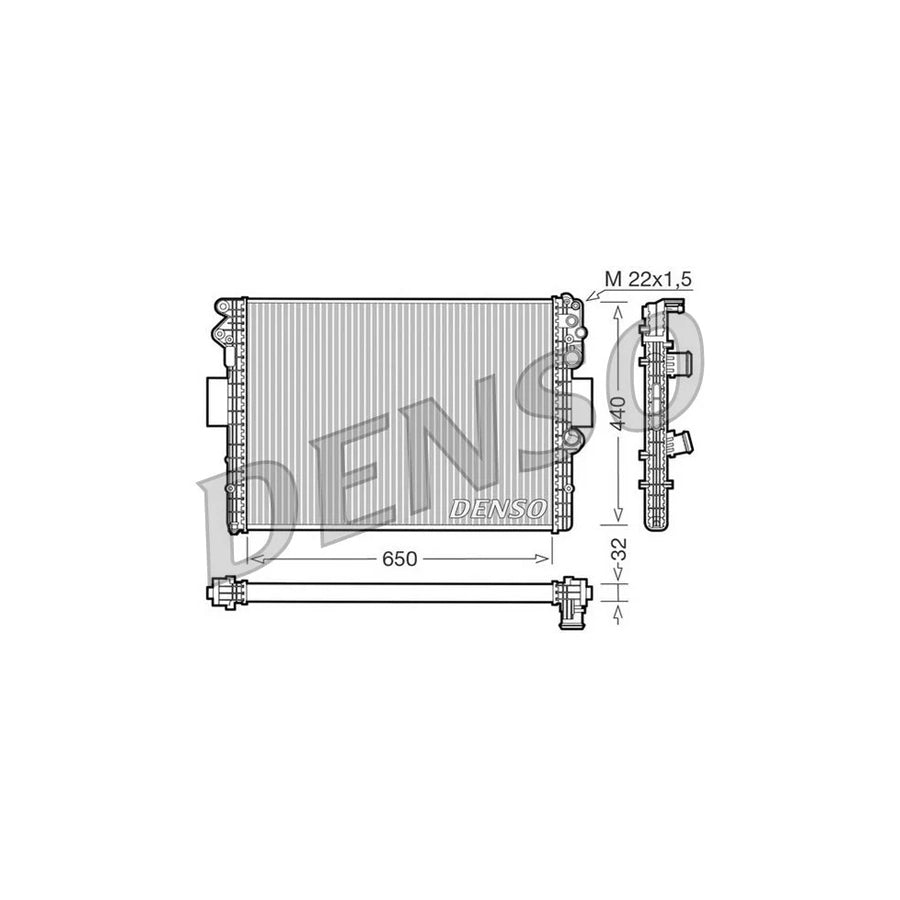 DENSO DRM12001 Engine Radiator for Iveco Daily