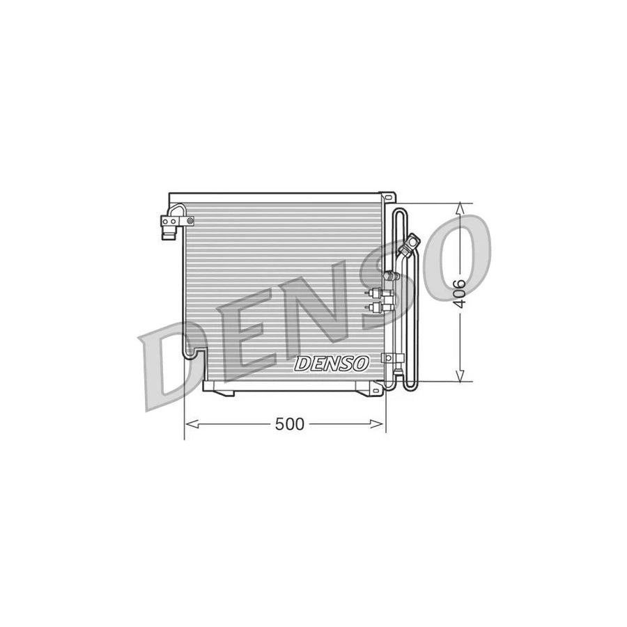 DENSO DCN02010 Air Conditioning Condenser