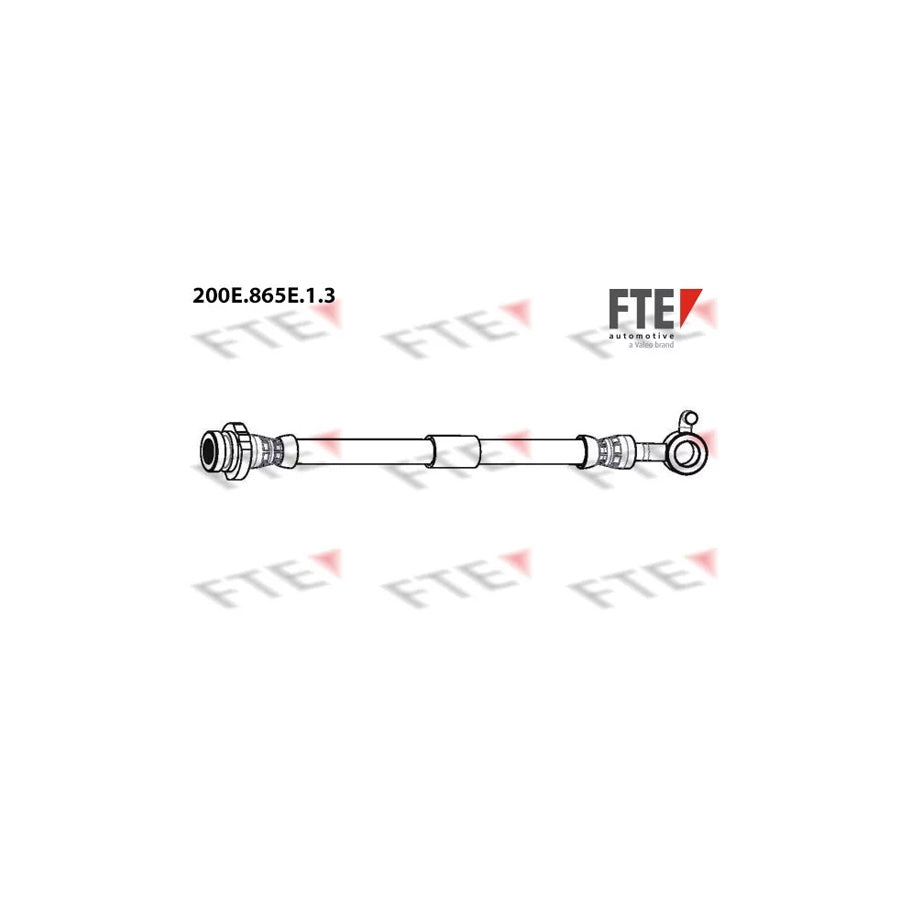 FTE 9240911 Brake Hose for Nissan Qashqai II (J11)