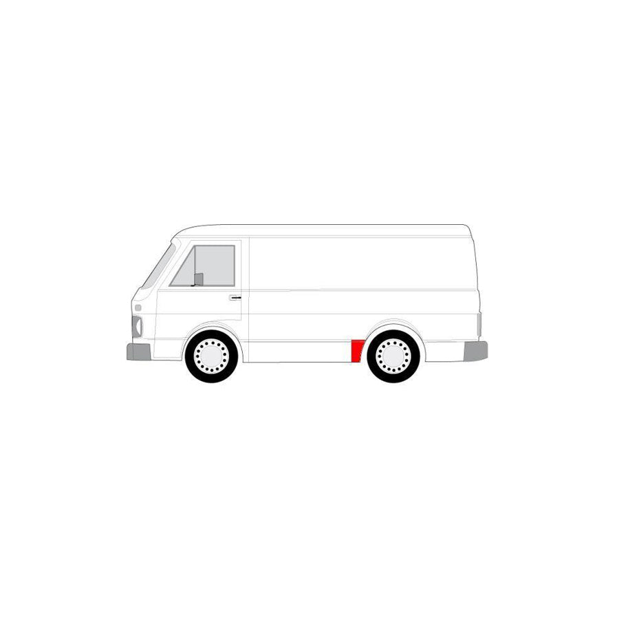 Blic 6504-03-9560563P Wing Fender For VW Lt