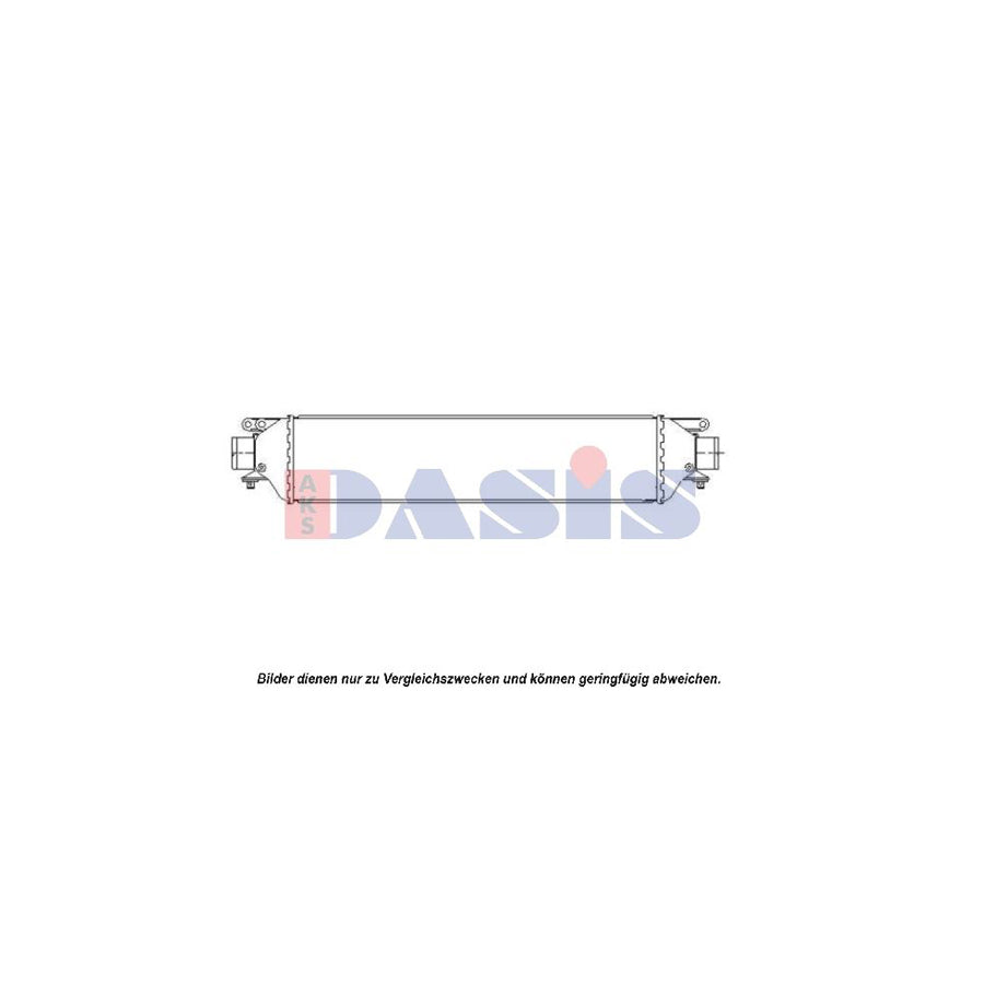 AKS Dasis 087017N Intercooler for Fiat Linea (323, 110)