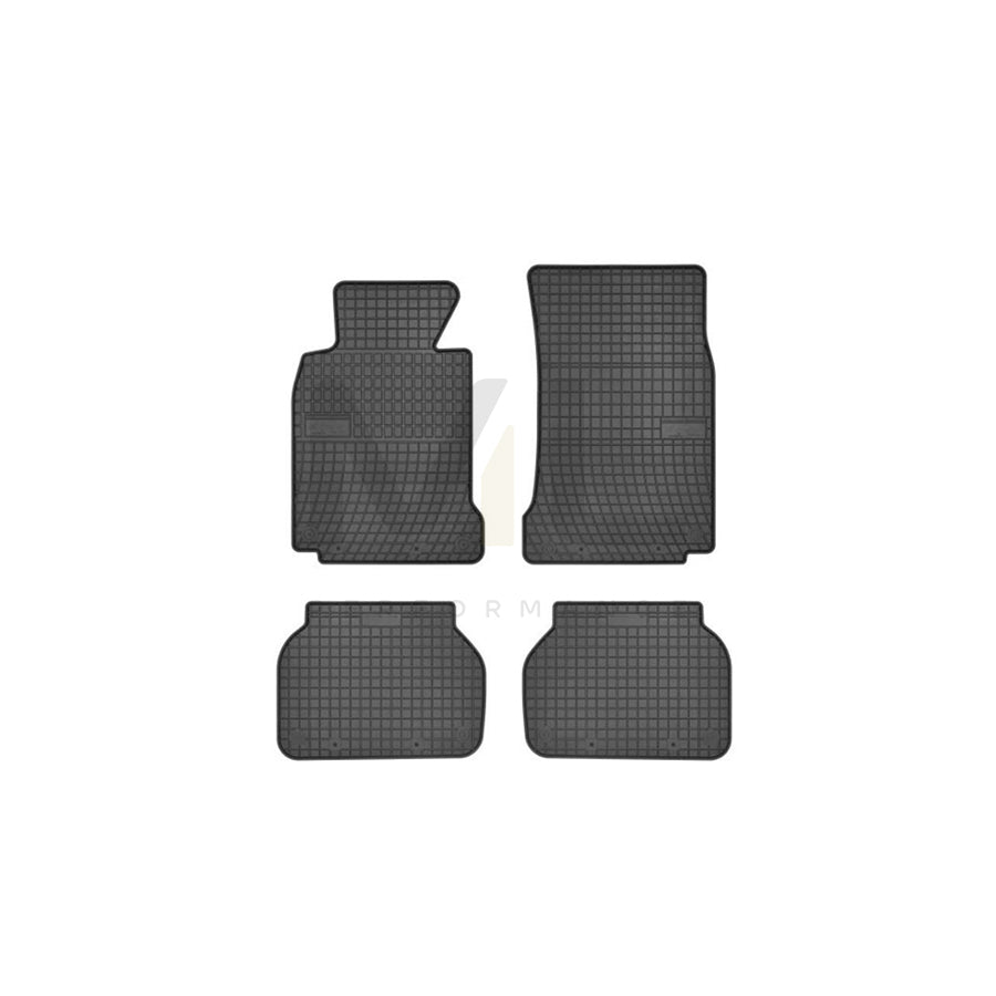 FROGUM Tailored 0668 Floor mat set for BMW 5 Series Elastomer, Front and Rear, Quantity: 4, Black, (LHD)