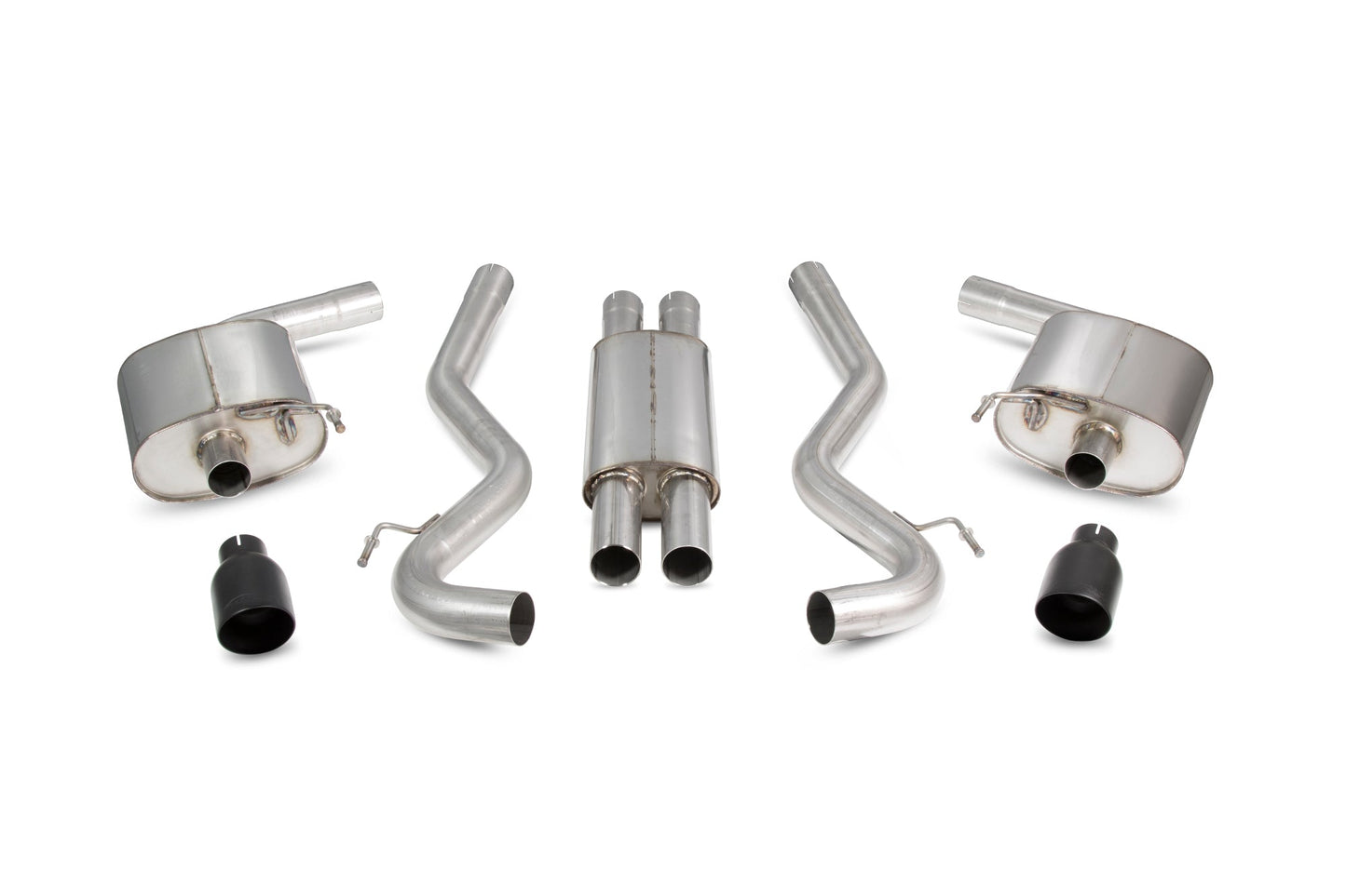 Scorpion SFD086C Ford Mustang 5.0 V8 GT Resonated Cat-Back System | ML Performance US US